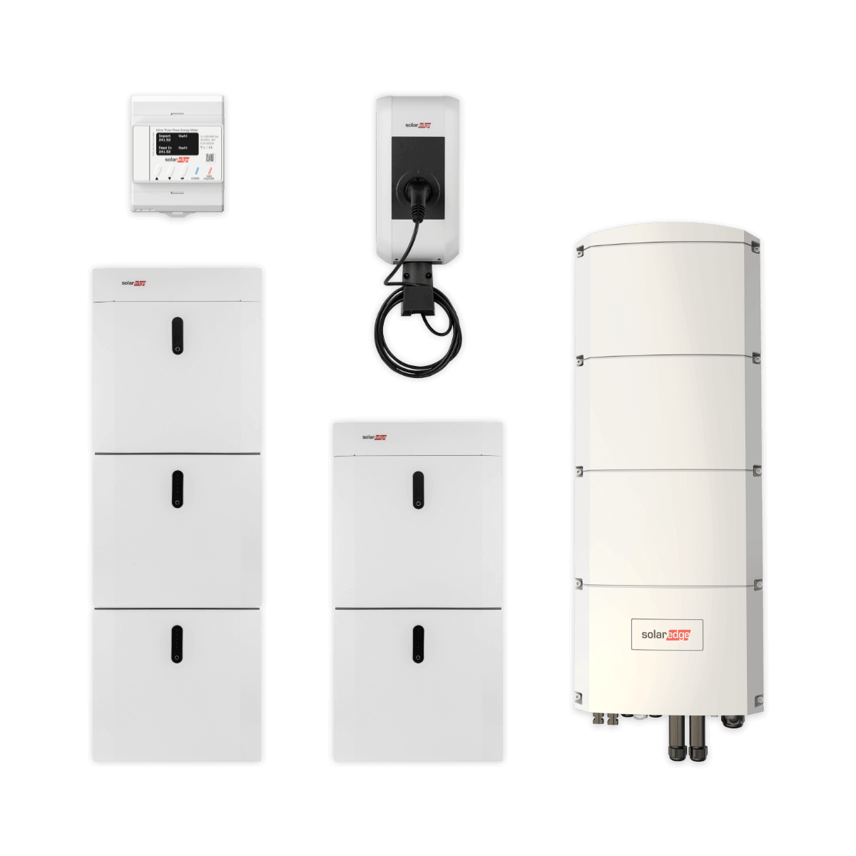Kombipaket SolarEdge Home mit Ladestation, SE10K-RWB48 und 23 kWh