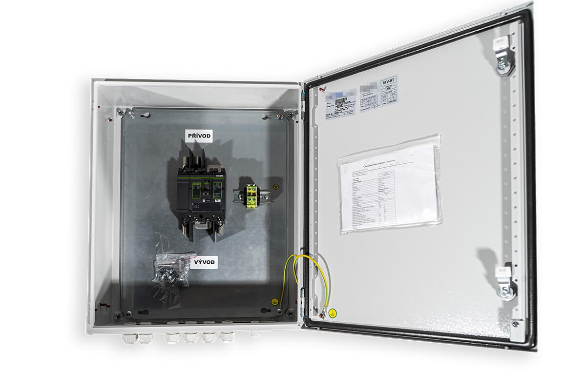 Skrzynka połączeniowa dla 2 akumulatorów Pylontech M1C 