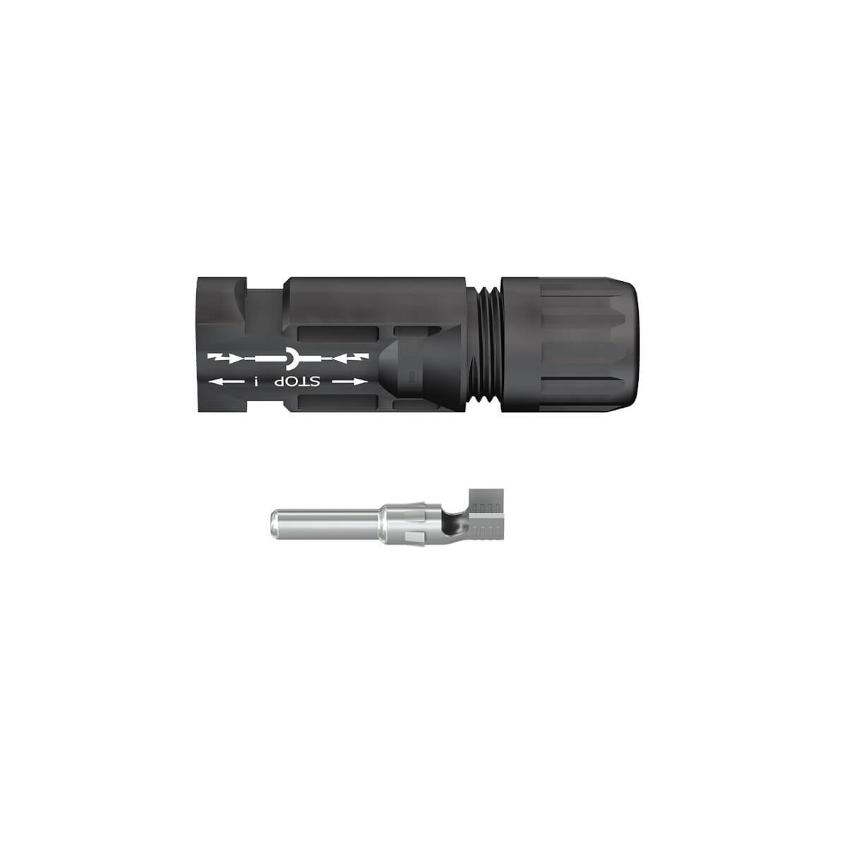 Wtyczka Stäubli MC4, 10 mm² II, średnica 5,9–8,8 mm