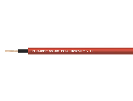Solarkabel HELUKABEL Solarflex H1Z2Z2-K 4,0 mm² 100m rot