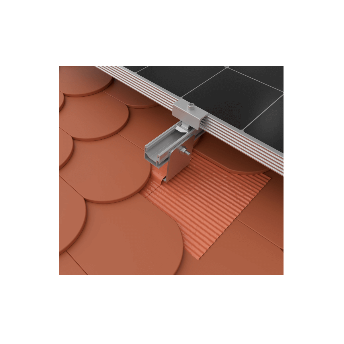 Blachodachówka K2 SingleHook FlatTile - czerwona