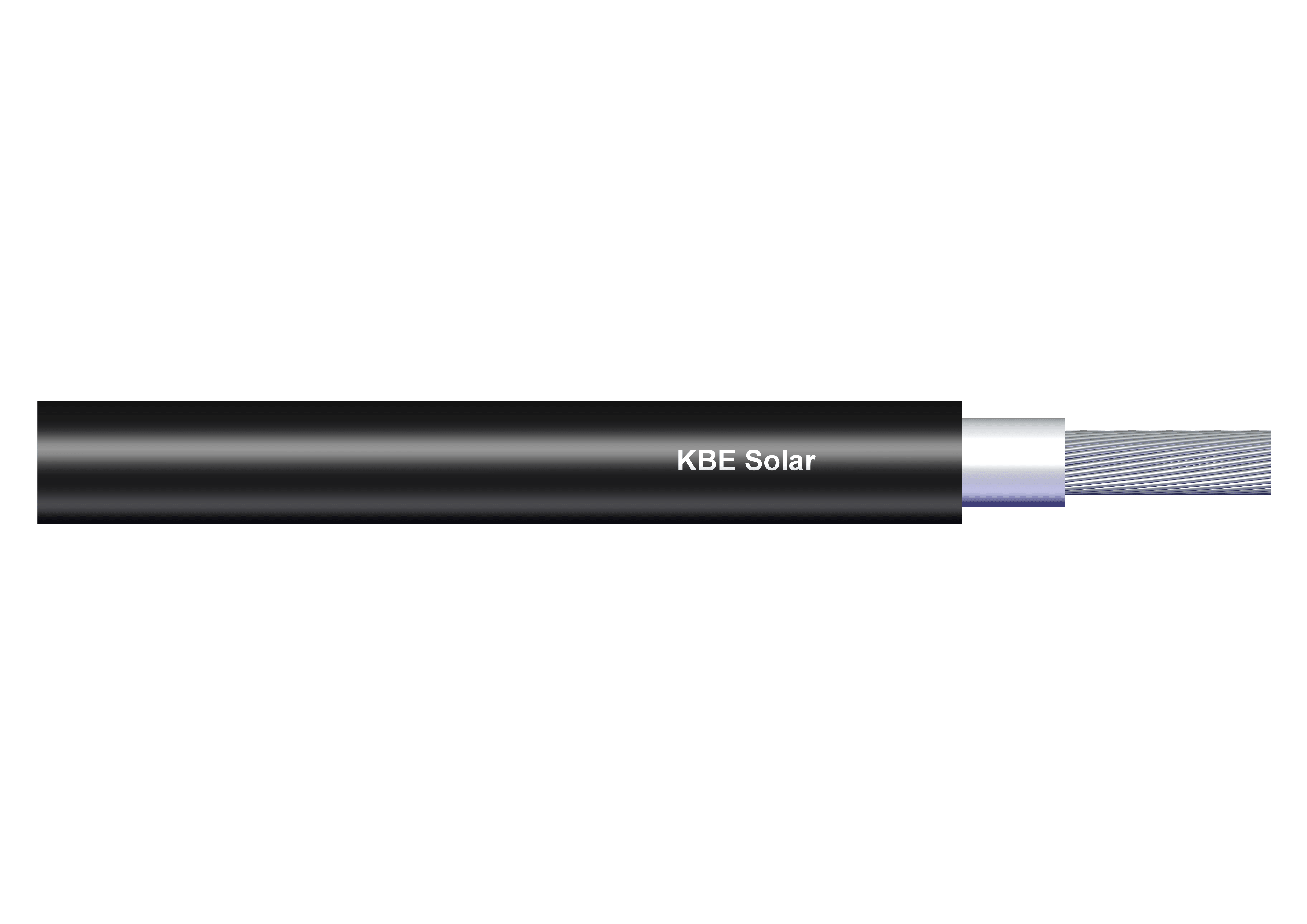 KBE Solarkabel mit Nagetierschutz DB+, 6mm², 500m, schwarz