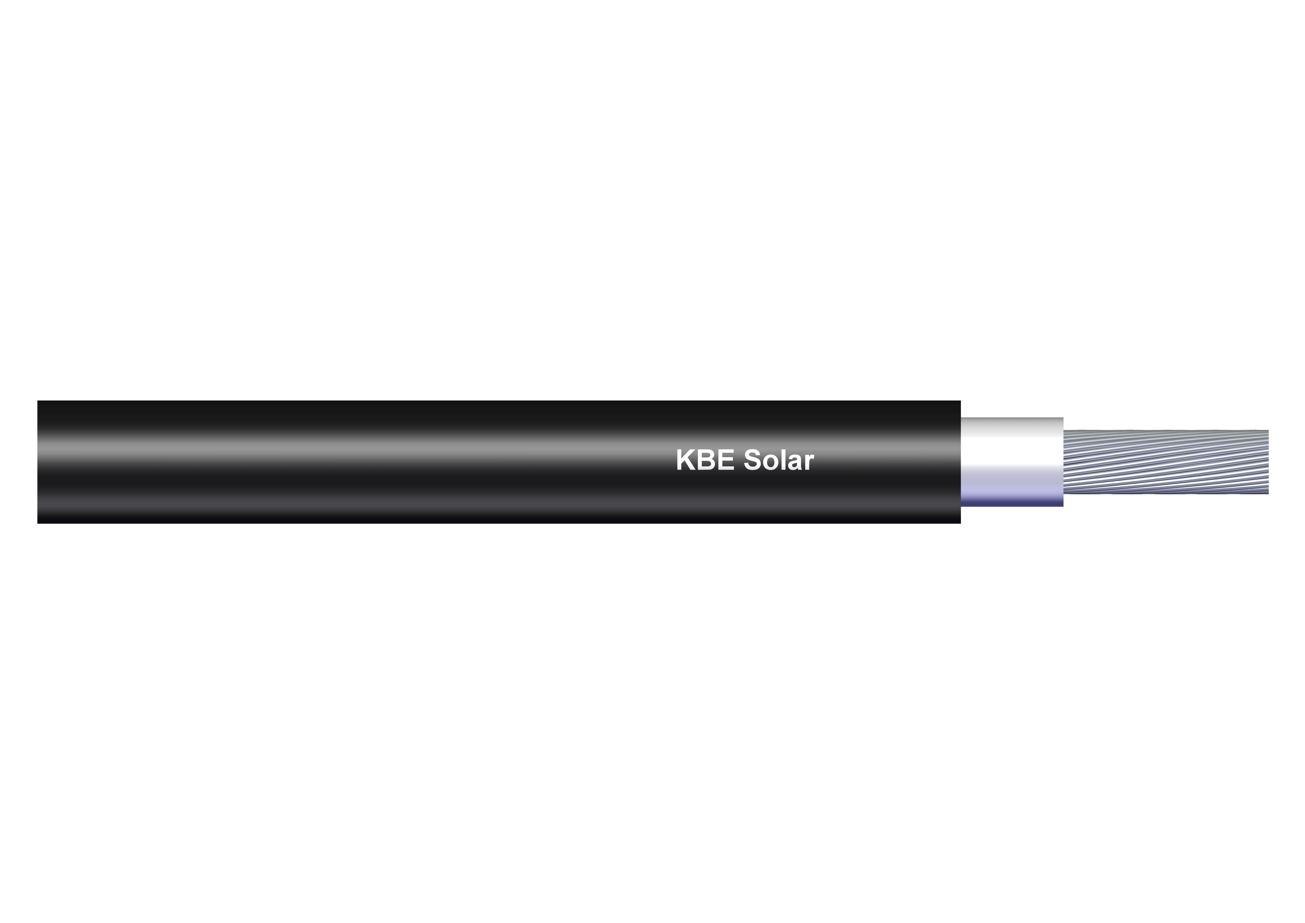 Kabel solarny KBE DB+, 6 mm², 100 m, czarny