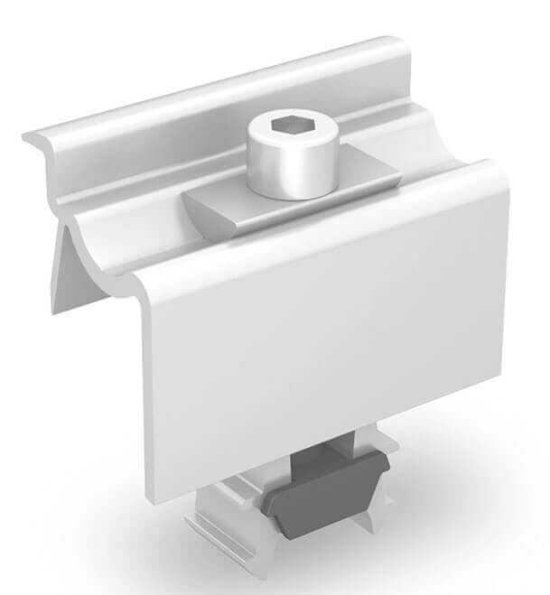 K2 uniwersalny zacisk końcowy OneEnd, srebrny