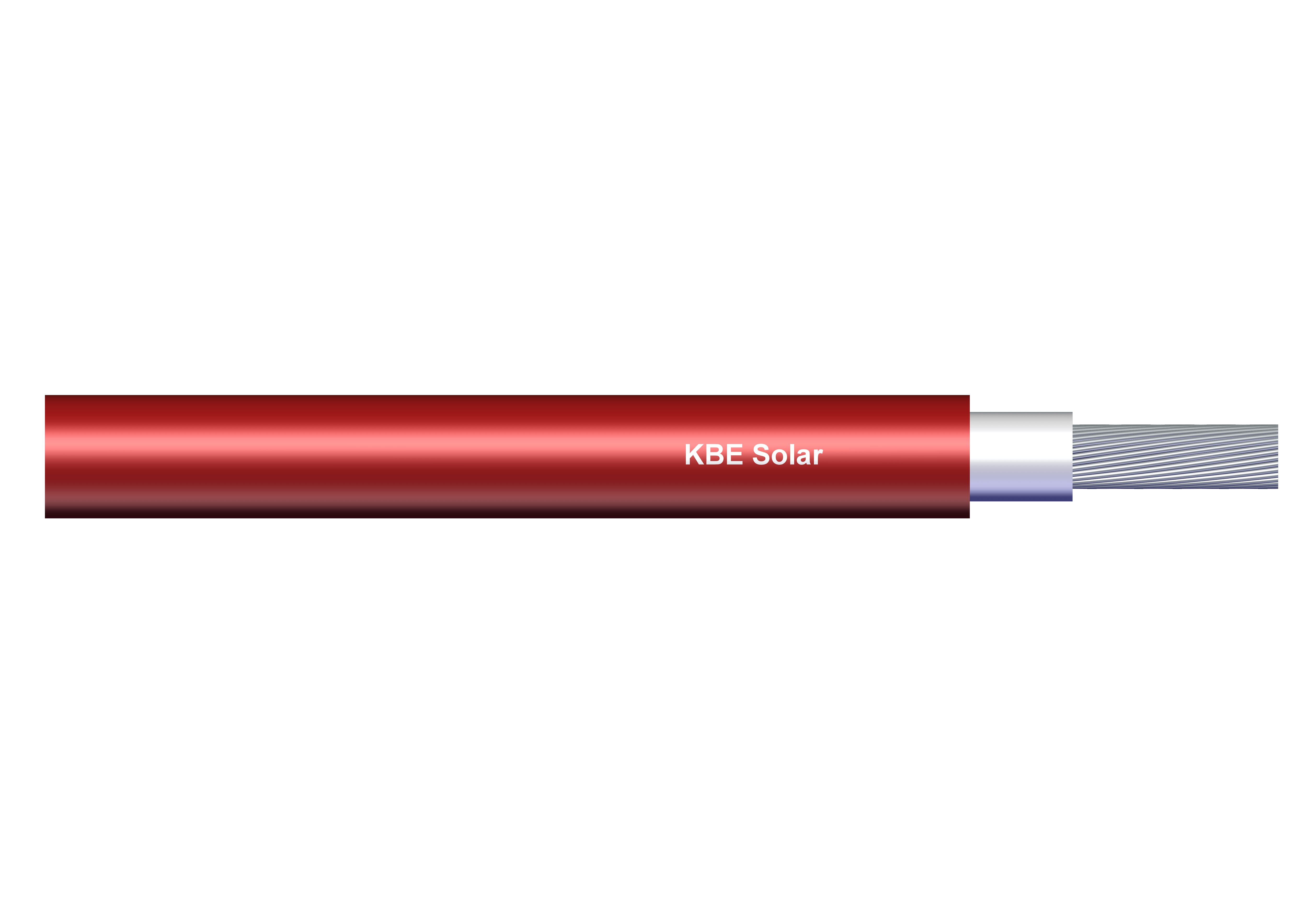 KBE Solar DB+, 4 mm², 100 m, czerwony