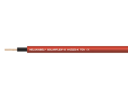 Kabel solarny HELUKABEL Solarflex H1Z2Z2-K 6,0 mm² 100m czerwony