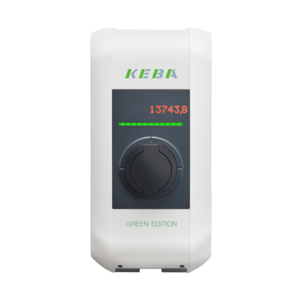 KEBA KeContact P30 C-Series Green Edition z licznikiem ME, gniazdo